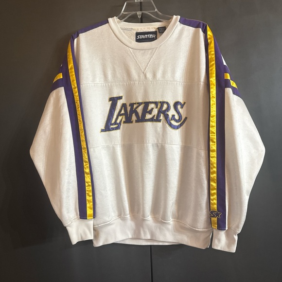 Vintage 80s Starter Lakers Crewneck - Picture 1 of 13